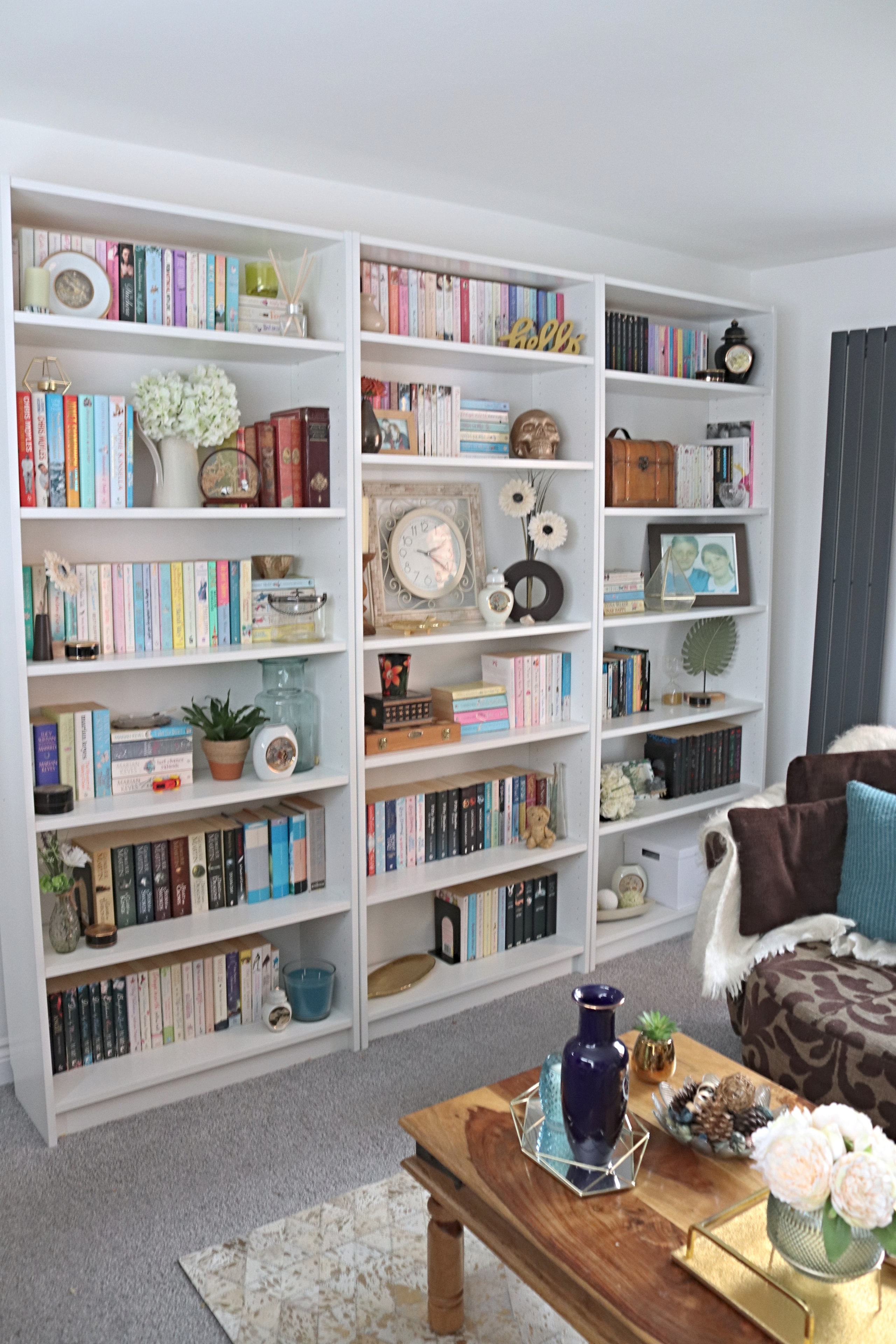 Billy Bookcase Set x3 — White