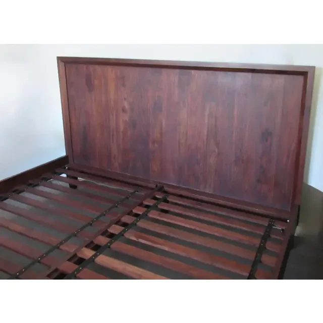 King Size Bed Frame — Walnut Veneer